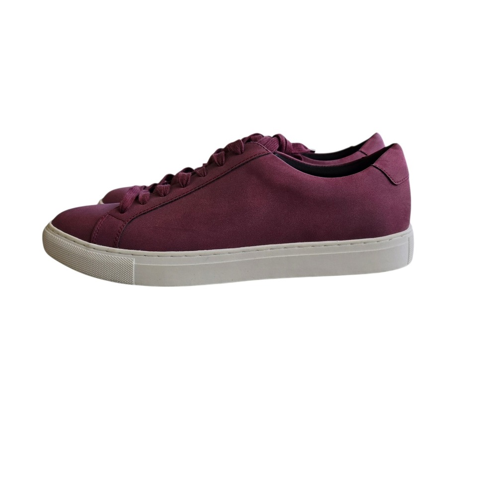 Alfani Grayson Mens Burgundy Low Top Sneakers Memory Foam Maroon 11M 100122816